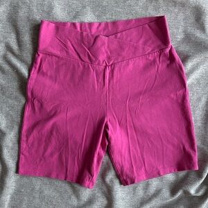 Art Class Fuchsia Pink Biker Shorts - L 10/12